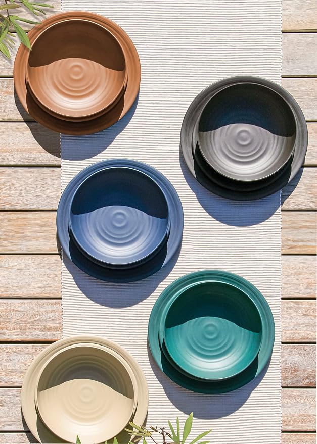 Matte Artisan 10.5'' Durable Planta Dinner Plates, Shatter-Resistant and - Image 5