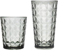 KLIFA- CUPID- 16 & 21 ounce, Acrylic Drinking Glasses, Tumbler Highball Glass by KLIFAHome