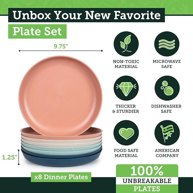 Grow Forward Premium Wheat Straw Plates - Image 3