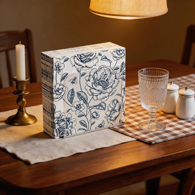Clear Napkin Holder for Table, Acrylic Upright Napkin Dispenser for Kitchen - Image 3