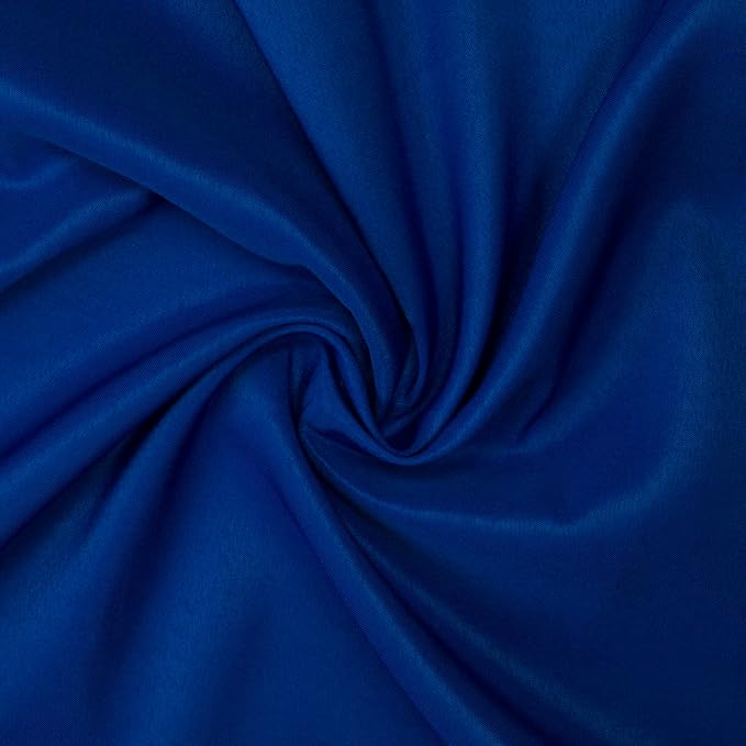 Gee Di Moda Round Tablecloth - 90 Inch Royal Blue Round Table Cloth for 30 to 60 Inch Round Tables - Heavy Duty Washable Fabric - for Buffet Table, Holiday Party, Dinner, Wedding & Baby Shower