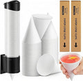 Roshtia 400 Pcs 4 oz Snow Cone Cups Disposable by Roshtia