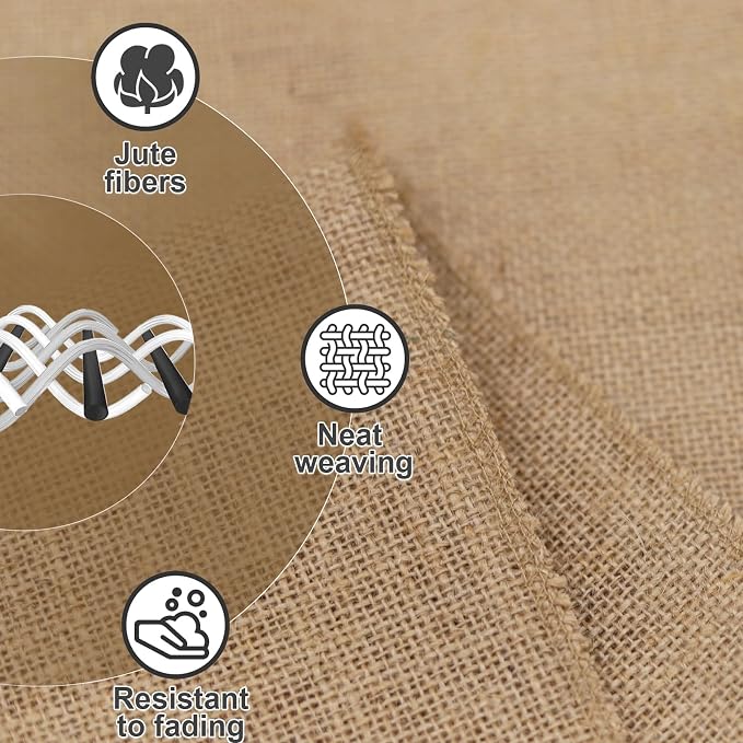 12 Pack Burlap Table Runners 12x108 Inch - Image 5