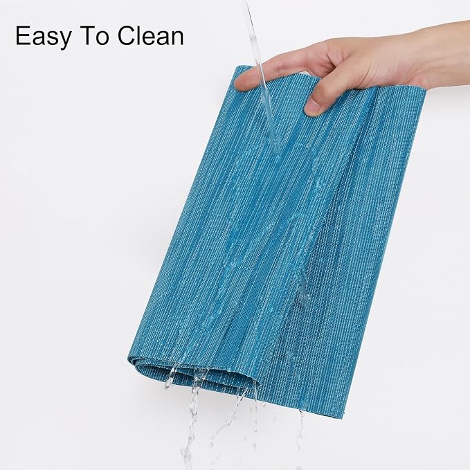 Table Runner 55 Inches Long, Vinyl Woven Heatproof Table Runners | Washable - Image 3