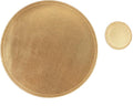 Set of 8 Faux Leather Round Placemats and Coasters, Coffee Mats Kitchen Table by JOVONO
