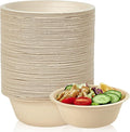 150 Pack 16 OZ Compostable Disposable Paper Bowls by ECOLipak
