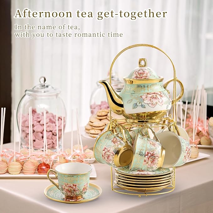 20 Pieces Porcelain Tea Set - Image 3
