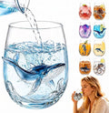 Flying Fish 3D Animal Artisan Glassware, Novelty Drinking Tumbler | Handcrafted by Unknown