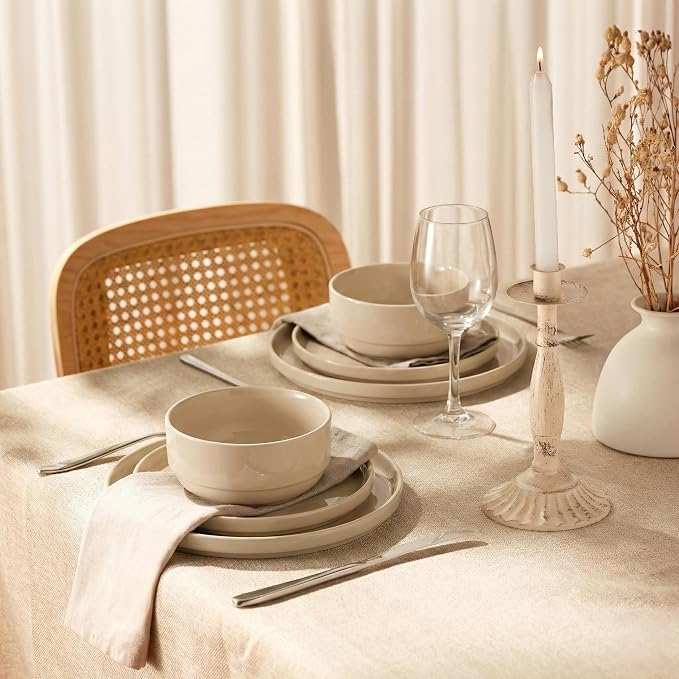 Ceramic Dinnerware Set, 12-Piece Service - Image 2