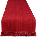 DII Variegated Tabletop Collection, Table Runner3x108, Tango Red by DII