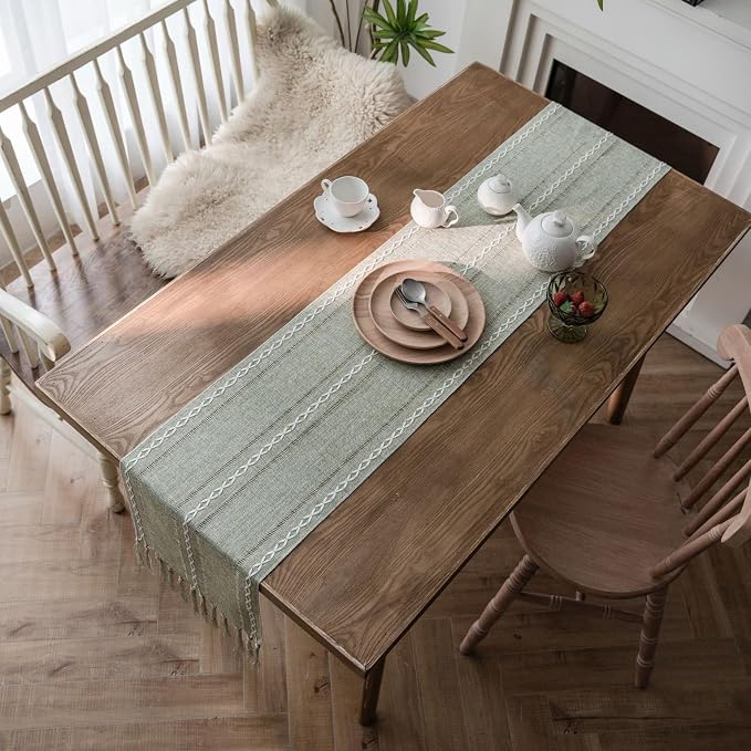 ZAIIVE Geometric Patterned Table Runner - Image 5