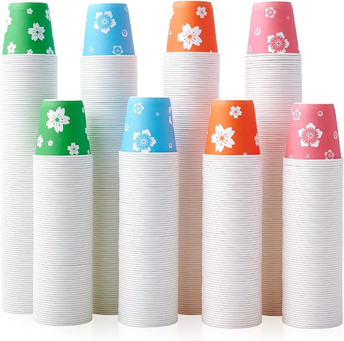 LITOPAK 800 Pack 3 oz Paper Cups, Small Paper bathroom cups 3 ounce | by LITOPAK