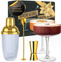 VEMACITY - Luxury Espresso Martini Gifts | Gold Cocktail Shaker Set + 2 by Vemacity