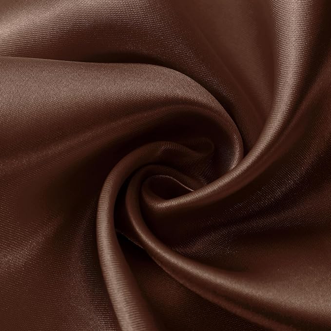 Horbaunal 2 Pack Brown Satin Table Runner 12 x 108 Inch | Smooth Table Runners - Image 6
