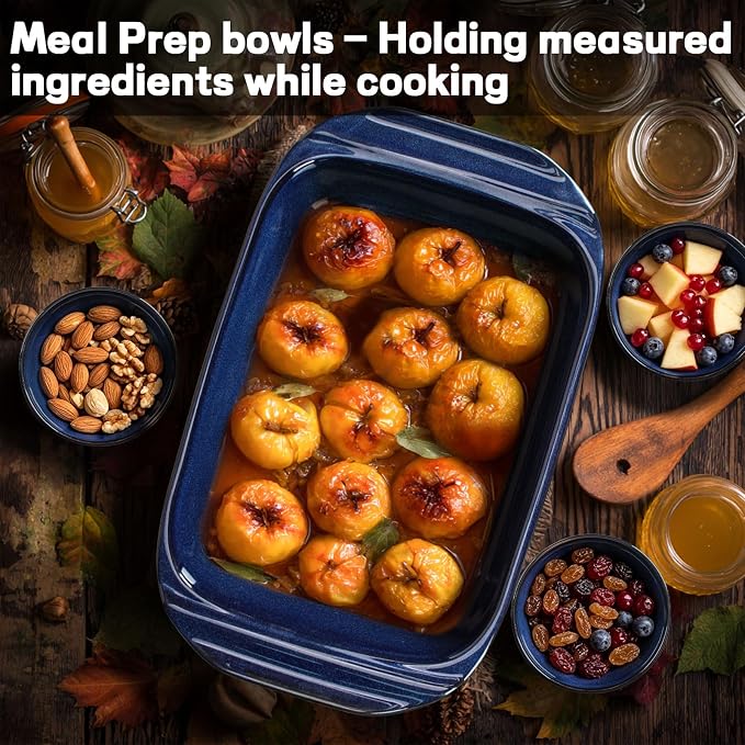 Small Bowls Set of 4, 12 oz Ceramic Embossment Dessert Bowls, Bowl - Image 4