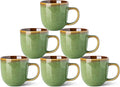 LERATIO Ceramic Coffee Mugs Set of 6, 12oz Handmade Coffee Mugs Set | Large by LeRatio