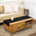 Solino Home 100% Pure Linen Dining Table Runner Black Hemstitch, 14 x 48 in | by SolinoHome