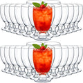 Patelai Set of 30 Water Goblet, 10.5 oz Clear Drinking Glasses Bulk Dishwasher by Patelai
