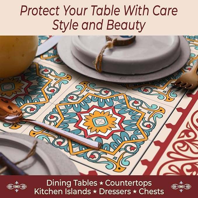 Heat Resistant Table Runner, 53 x 14 Inch - Image 3