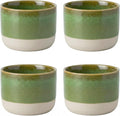Ceramic Espresso Cups 3oz Small Modern Coffee Cup Thick Walled, Handleless by chooguang