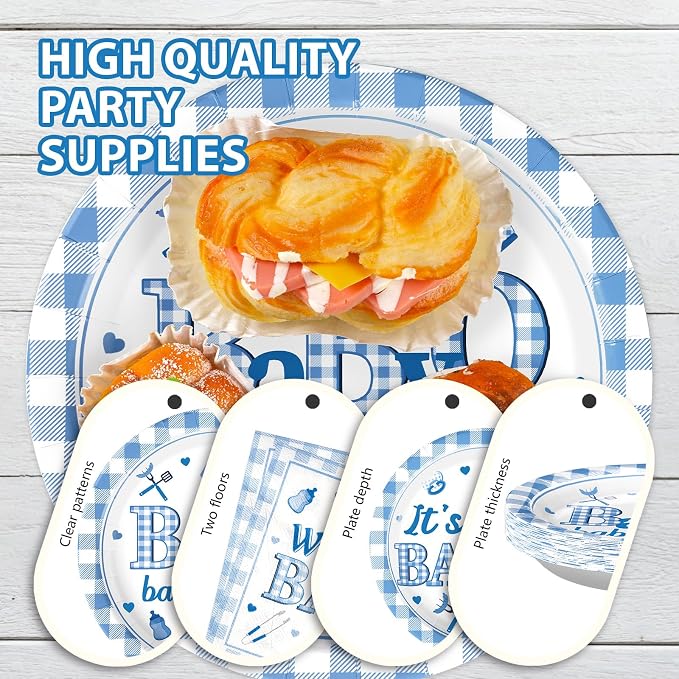 96Pcs BBQ Baby Shower Decorations - Image 6