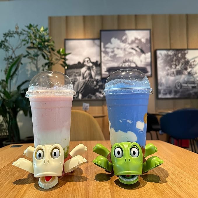 2PCs Turtle Coaster, 3D Printed Funny Tea Coasters with Funny Expression, Turtle Cup Holder, Insulated Drink Mat Wine Coffee Glasses Home Decor & Kitchen Accessories, Gag Gift for Tortoise Lover