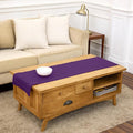 Solino Home 100% Linen Table Runner Purple, Classic Hemstitch 14 x 48 in | by SolinoHome