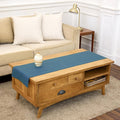 Solino Home 100% Linen Table Runner Peacock Blue Woven, Fete 14 x 48 in | Table by SolinoHome
