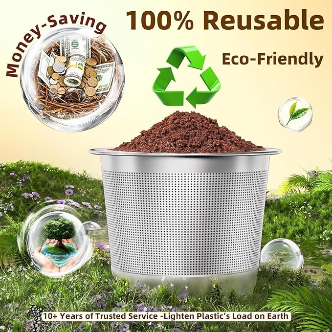 6 Pack Reusable K Cups Coffee Pods - Image 6