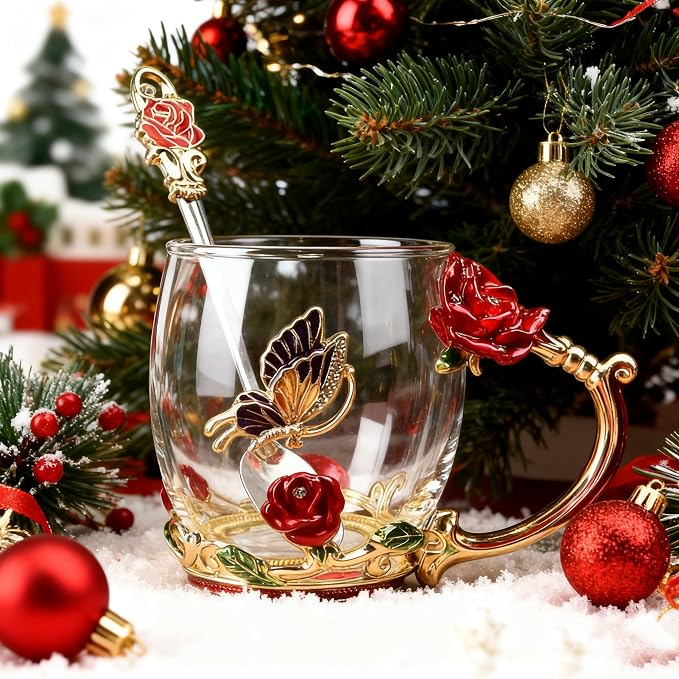 Stocking Stuffers For Women Mom Perfect Christmas Valentines Day Gifts Glass - Image 5