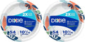 Dixie Large Paper Plates, 10 Inch, 2X Stronger*, Microwave-Safe, Soak-Proof by Unknown