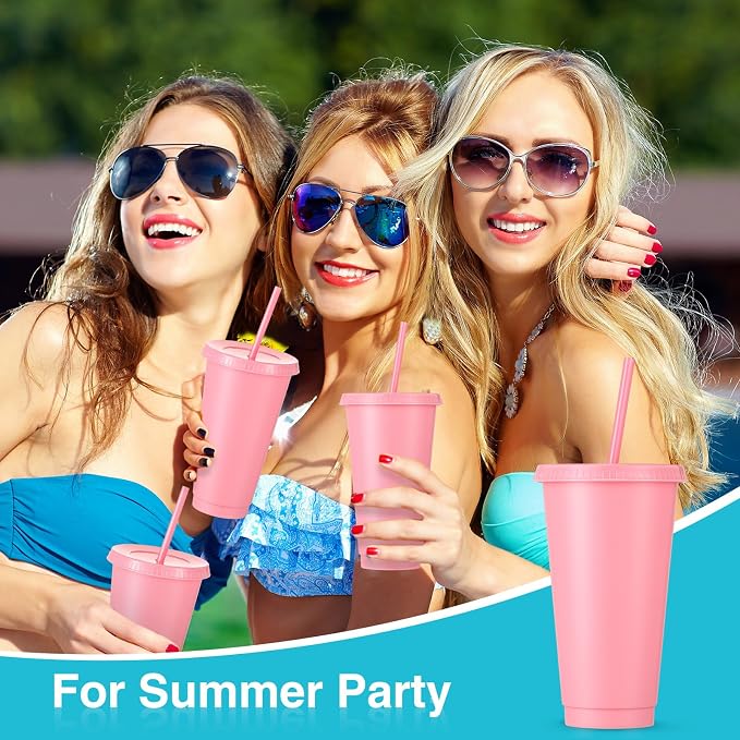 Amyhill 12 Pcs Reusable Plastic Cup - Image 5