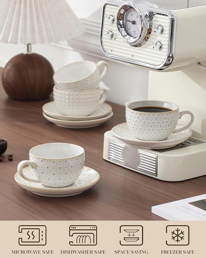 MALACASA 6 OZ Cappuccino Cups - Image 4