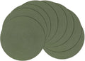 SHACOS Round Placemats Set of 8 Washable 15 inch Round Table Mats Cotton by SHACOS