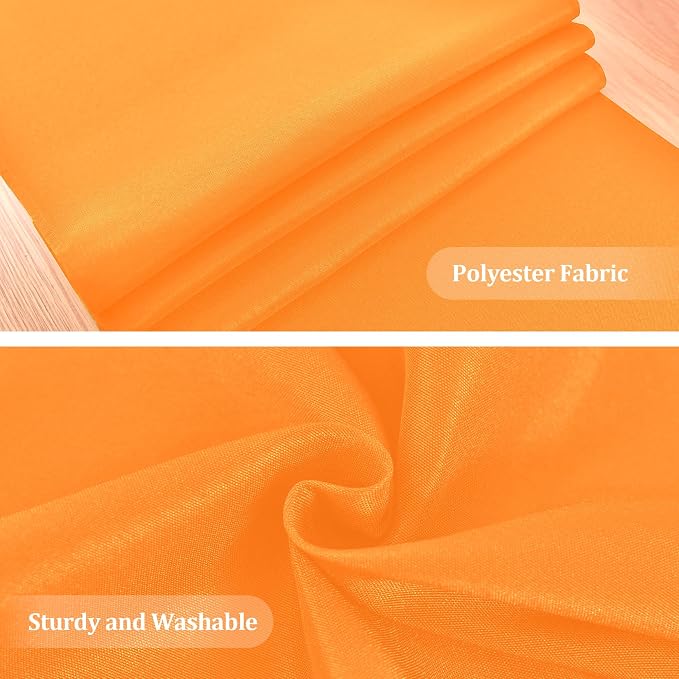 Farmhouse Orange Table Runner Dining Table Runners 60 Inches Long Coffee Table - Image 4