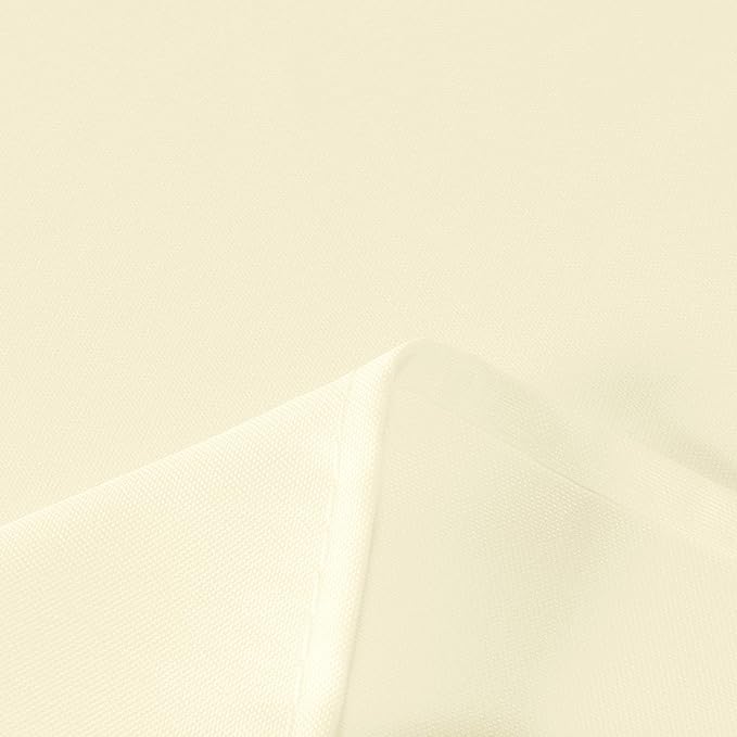 sancua Rectangle Tablecloth - 70 x 120 Inch - Stain and Wrinkle Resistant Washable Polyester Table Cloth, Decorative Fabric Table Cover for Dining Tables, Buffet Parties and Camping, Beige