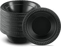 PLASTICPRO 400 PCS Black Plastic Bowls Light Weight 12 oz Plastic Soup Bowls by PLASTICPRO