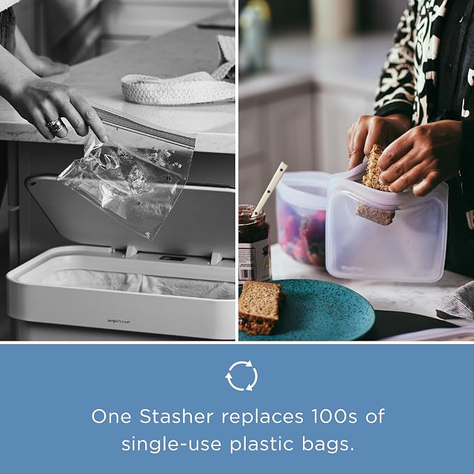 Stasher Premium Reusable Silicone Food Storage Bowl, 4-Cup | Food-Safe Silicone - Image 8