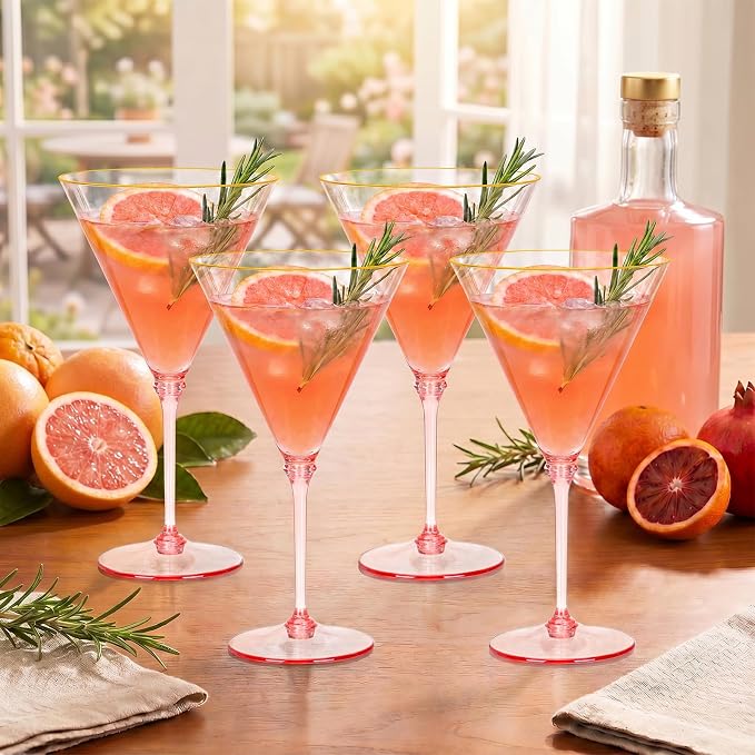 12 Pcs Plastic Martini Glasses - Image 4