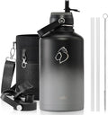 BUZIO 64 oz Insulated Stainless Steel Water Bottle by BUZIO