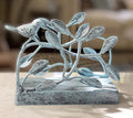 Antique Blue Bird Vertical Napkin Holder | Sturdy Paper Hand Towel Storage Tray by ChezJuJu