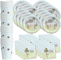 Winnie the Pooh Bear Boy's Birthday Party Supplies Set Plates Napkins Cups by BirthdayGalore