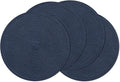 SHACOS Round Placemats Set of 4 Washable 15 inch Round Table Mats Cotton by SHACOS