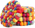 Round Felt Ball Coasters by Woolygon