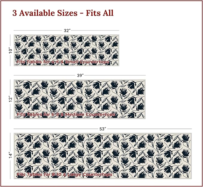 Heat Resistant Table Runner, 39 x 12 Inch - Image 4