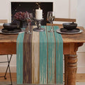 Emvency Table Runner, 13x60 Inch, Farmhouse Vintage Art | Painting Green Dining by Emvency