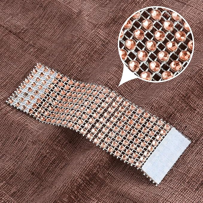 Accmor 100pcs Napkin Rings, Champagne Napkin Rings Buckles | Napkin Rings - Image 2