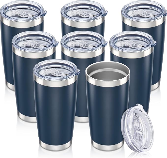 20 oz Tumbler with Lid Stainless Steel Insulated Tumblers Bulk Cups Mug | by Orebigo