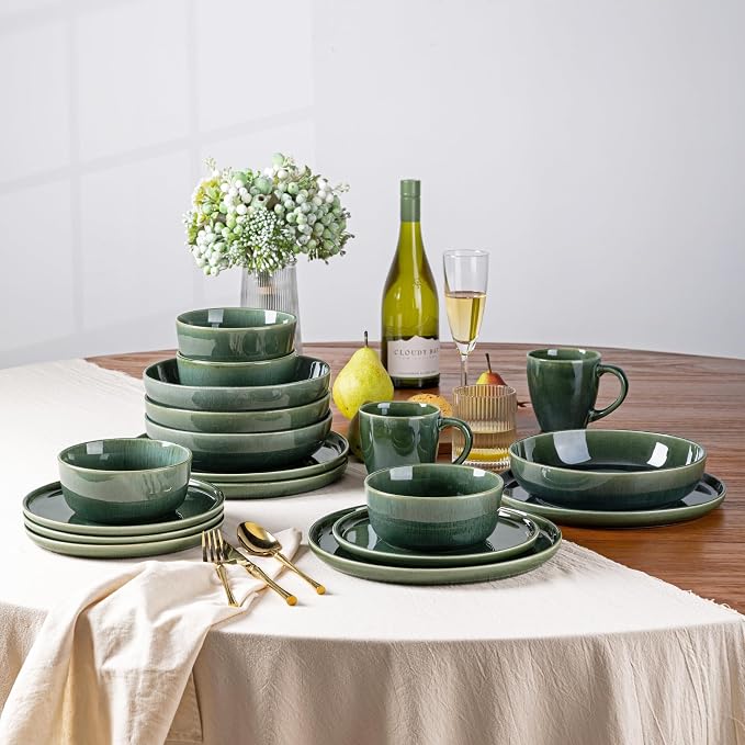 GBhome 8.75'' Large Ceramic Pasta Bowls, 38oz Stoneware Pasta Serving Bowls Set - Image 8