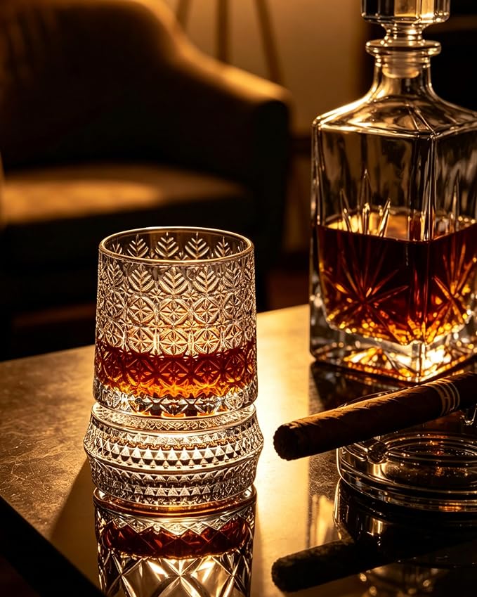 CEEFU 360° Spinning Whiskey Glasses Set - Image 4